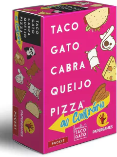 Jogo - Taco! Gato! Cabra! Queijo! Pizza (Ao Contrário)