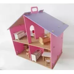 Casa de Boneca Flex com Móveis