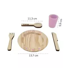Prato, Talheres e Copo (Mini Cozinha) - comprar online