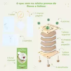 Prensa de Flores e Folhas - Toca do Jiló | Brinquedos e Outros Afetos