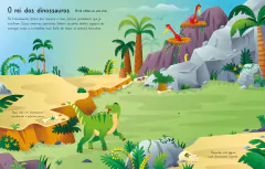 Tiranossauro e outros dinossauros enormes: Primeiros Adesivos - Usborne - Toca do Jiló | Brinquedos e Outros Afetos