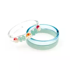 Pulseira Cupcake Laço Azul Turquesa - comprar online