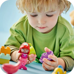 Barraca de Café Ariel e Linguado (Lego Duplo) - Toca do Jiló | Brinquedos e Outros Afetos