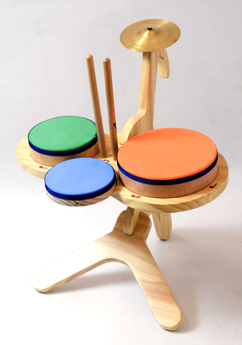 Bateria Infantil em Madeira