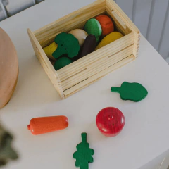 Caixa de Frutas, Legumes e Verduras (Coleção Comidinha) - loja online