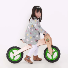 Bicicleta de Equilíbrio: 3 em 1 (Woodbike)