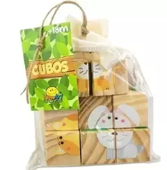 Quebra-Cabeça Cubos Animais (8 peças) na internet