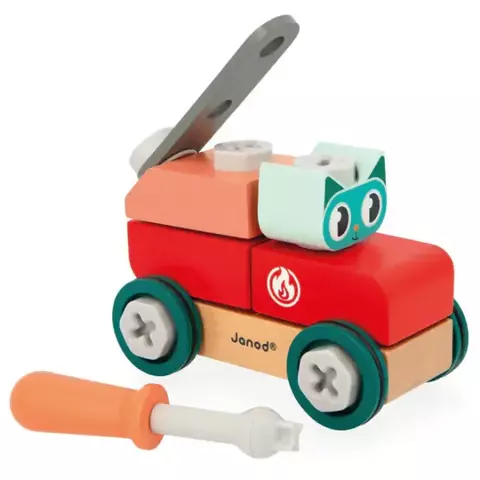 Carro de Construção Gatinho - Janod - comprar online