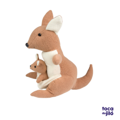 Canguru com Filhote (Bicho de Pano)