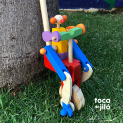 Palhacinho Equilibrista de Empurrar