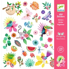 Kit 160 Adesivos - Paraíso