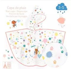 Capa de chuva Pequena - Gato - Toca do Jiló | Brinquedos e Outros Afetos