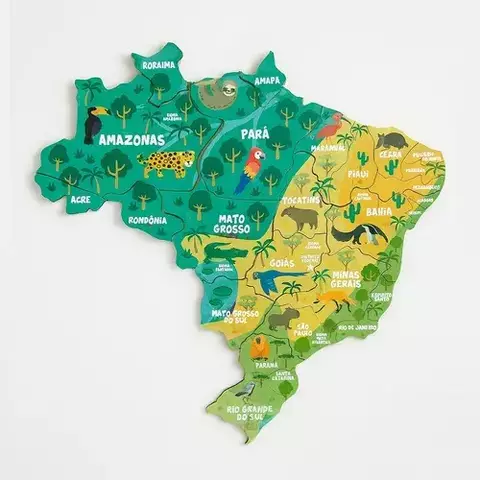 Mapa Brasil | Regiões: Estados e Capitais - comprar online