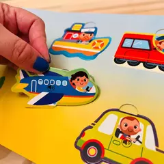 Os Transportes (Encaixa e Escuta) - Toca do Jiló | Brinquedos e Outros Afetos