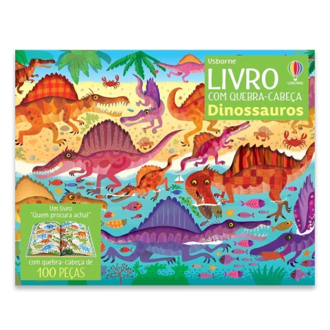 Dinossauros: Livros com Quebra-Cabeça