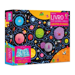 Labirintos do Espaço: livro com Quebra-Cabeça