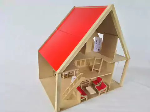 Casa Loft com Móveis - Casinha de Boneca