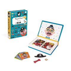 LIVRO MAGNÉTICO CRAZY FACES PERSONAGENS (Janod) - comprar online