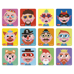 LIVRO MAGNÉTICO CRAZY FACES PERSONAGENS (Janod) na internet
