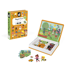 LIVRO MAGNÉTICO 4 ESTAÇÕES (119 PECAS) - (Janod) - comprar online