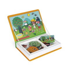 LIVRO MAGNÉTICO 4 ESTAÇÕES (119 PECAS) - (Janod)