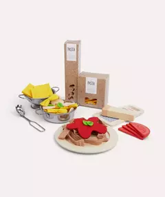 CONJUNTO MINI CHEF ITALIANO MASSAS (30 peças) - (Janod)