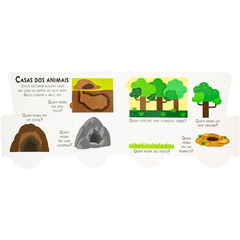 PASSEIO ANIMADO - UM LIVRO COM ABAS: ESCOLA - Toca do Jiló | Brinquedos e Outros Afetos