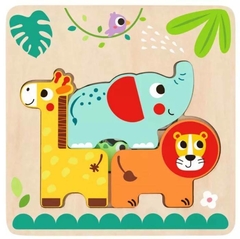 Quebra-cabeça: Animais Camadas (Safari)
