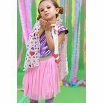 Saia Tule - Rosa Claro