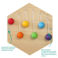 Painel Sensorial Colmeia - Bolas na internet