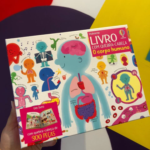 O corpo humano: livro com quebra-cabeça - Usborne - comprar online