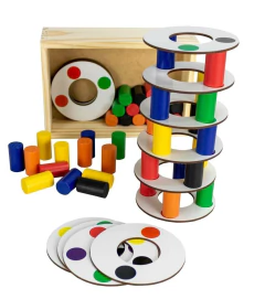 Jogo de Empilhamento Serial - Toca do Jiló | Brinquedos e Outros Afetos