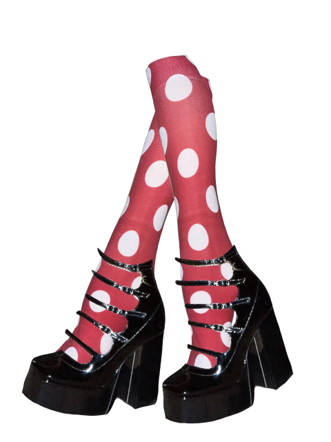 Medias Polka Rojas