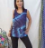 Remera musculosa cruzada atrás Batik - tienda online
