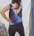 Imagen de Remera musculosa cruzada atrás Batik