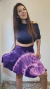 Pollera batik corta