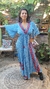 Vestido de seda con mangas GEMINA - comprar online