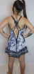 Vestido Hindú Rocio, Bordado cruzado atrás - tienda online