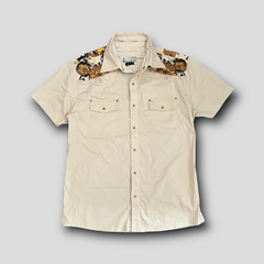 Camisa Floral Oakley Bege