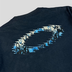 Camiseta Oakley Static Azul XL - loja online