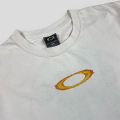 Camiseta Oakley Mad Scientist Branca P - Reuzzze