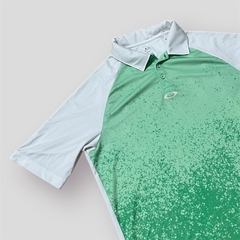 Camiseta Polo Golf Oakley Verde M - Reuzzze