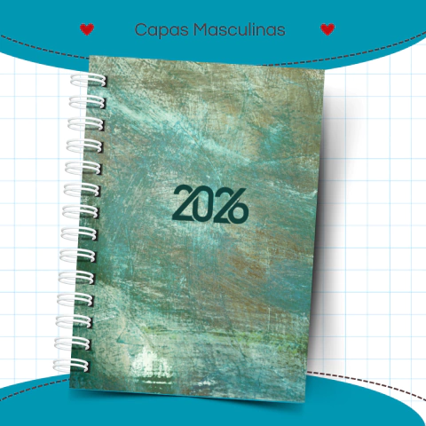 Agenda Masculina Datada - VISÃO SEMANAL - comprar online