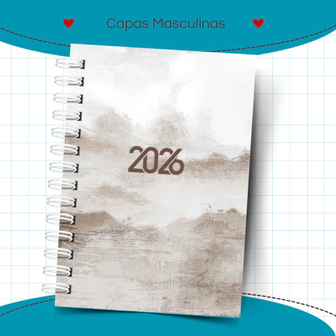 Agenda Masculina Datada - VISÃO SEMANAL - comprar online