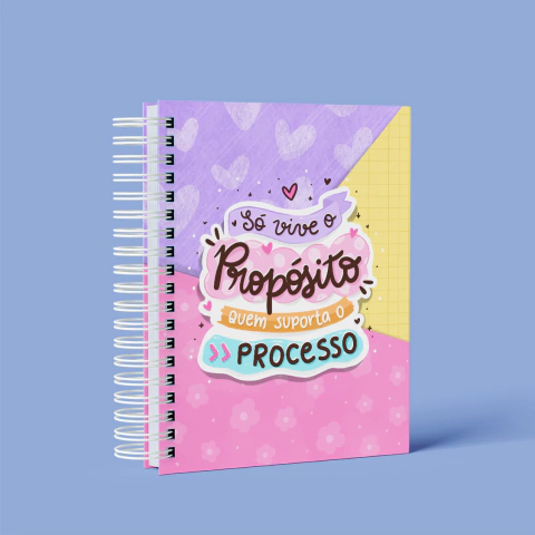 Planner Financeiro - Só vive o propósito, quem suporta o processo