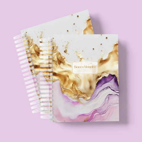 Planner Devocional - Abstrato e Movimento