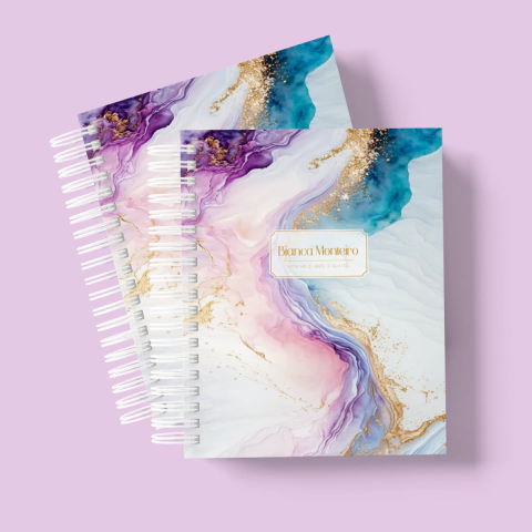 Caderno Devocional - Abstrato Colors