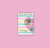 Mini Caderno anotações - Flor