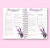 Planner diário - Lavanda - comprar online