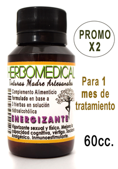 2 Tinturas Madre ENERGIZANTE, VIGORIZANTE, MEMORIA - 60 ml. c/u